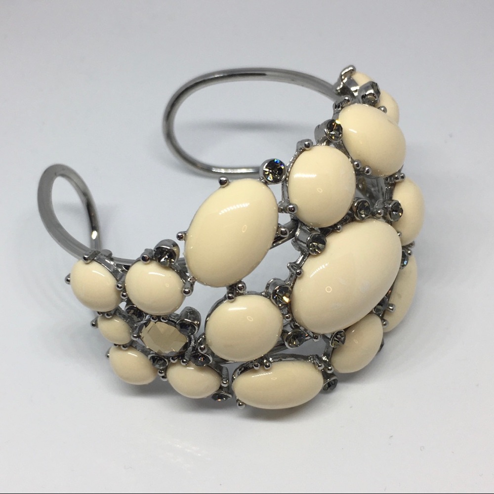 NWOT Banana Republic Enamel Cabochon Cuff Bracelet